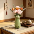 thumbnail image 2 of Luckky Handcrafted Quirky Resin Cat Vase,Whimsical Kitty Planter for Small Flowers,Boho Style Desk Shelf Decor Ornament,Unique Gift for Cat Lovers, 2 of 5