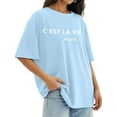 thumbnail image 3 of [2025 New Model]Zoyami Womens Oversized T Shirt Graphic Tee Casual Summer Loose Short Sleeve TopHip-hop street style, 3 of 10