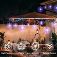 thumbnail image 5 of Morttic 2 Pack Christmas Outdoor Lights 200 Led Fireworks Lights Battery Powered Lantern Chandelier with Remote Control Hanging Fairy Lights for Tree Patio Bedroom Wedding Party Decoration -Multicolor, 5 of 6