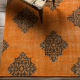 thumbnail image 4 of BoutiqueRugs Mastic Traditional, Transitional Area Rug - Burnt Orange, Black - 8' x 11', 4 of 9