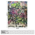thumbnail image 4 of Orinice Graffiti Paint Warm Lightweight Blanket Soft Fleece Blankets for All Seasons - Multiple Sizes Available 60x80in, 4 of 6