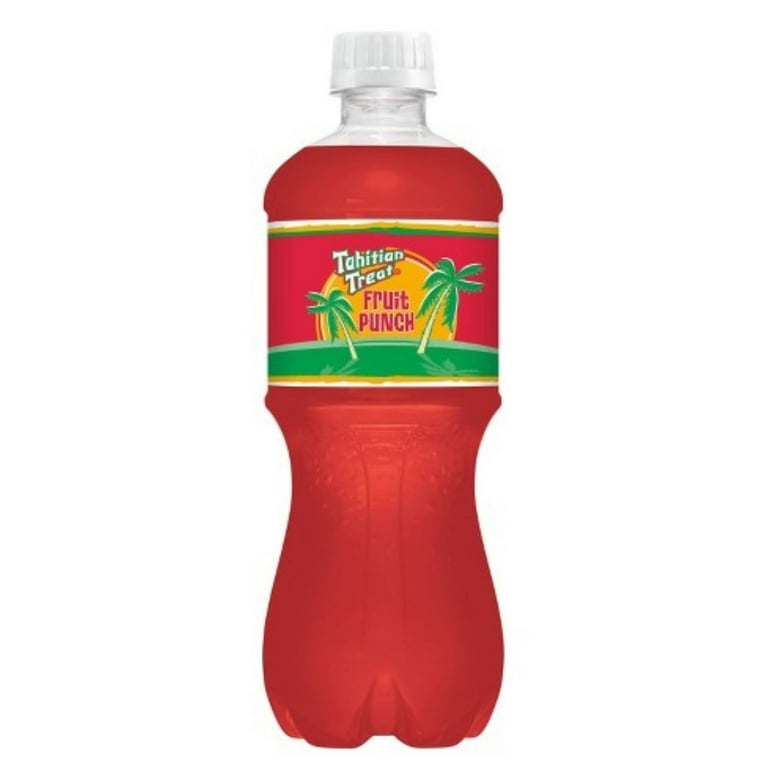 Tahitian Treat Fruit Punch Soda 20oz Bottles, Quantity of 10