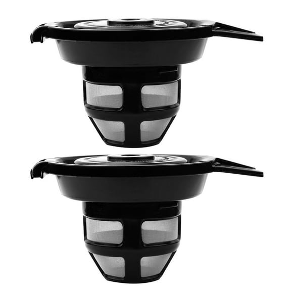 Yeacher Compatible with Hamilton Beach FlexBrew 49979/ 2 Way Reusable Refillable Coffee Filter Basket Capsules Cup 2pcs