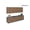 Natural Teak, variant on Kitchen Elite Epicure Collection Natural Teak Color Base Size 11Ft Wide