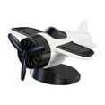 thumbnail image 3 of Yinanstore Solar Powered Rotating Aircraft Model Sun Operated Car Interior Decoration White, 3 of 8