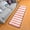 Pinkish Red and White Stripes, variant on Dailycode Hallway Runner Rug 2x6 Non Slip Absorbent Soft Floor Mat for Home Kitchen Bedroom Entrance Bear Bow Cherry