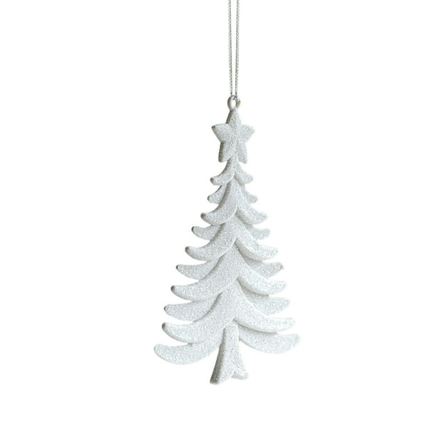 Decoraciones navideñas, adornos navideños, regalos navideños Decoraciones navideñas Ciervos navideños Copos de nieve Adornos para árboles de Navidad Colgantes Decoración de escena avanzada un colgante