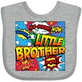 thumbnail image 3 of Inktastic Little Brother Comic Book Boys Baby Bib, 3 of 4