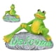 thumbnail image 1 of Figuras lindas Estatuas, Figuras de ranas Figuras de ranas finamente talladas Figuras de ranas en miniatura Respuesta rápida, 1 of 12