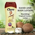 thumbnail image 3 of Clere Hand & Body Lotion Nourishing Tropical Coconut with Vitamin E+A 13.5 Oz, 3 of 5