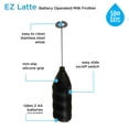 thumbnail image 2 of GROSCHE - EZ Latte Milk Frother Wand & Matcha Whisk Milk Frother Handheld Drink Mixer Handheld Milk Frother Wand Cream Frother - Coffee Frother - Battery Operated Frother, 2 of 6