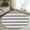 Gray, variant on Purple Grey Stripe Round Rugs 5ft, Farmhouse Modern Art Striped Non Slip Washable Rug Runner, Low Pile Indoor Floor Carpet Mat Bathroom Rugs for Living Room, Bedroom, Kids Room