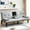 Light Grey, variant on Gewnee 67 Inch Futon Sofa Bed,PVC Loveset Sofa with Cup Holder,Modern Sleeper Couch Bed for Apartment/Dorm/Small Office.Light Grey