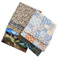 thumbnail image 3 of 10-Piece Leopard Camouflage Printed Cotton Fabric for DIY Sewing, 3 of 9