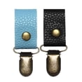 thumbnail image 2 of Clip de sombrero de bolsillo Clips de retención de tapa para bolso de viaje Clips de sombrero Soporte de sombrero de cuero de PU para accesorios de viaje al aire libre, 2 of 8