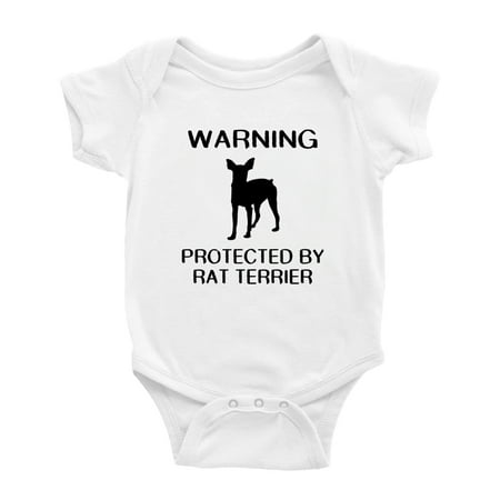 

Warning: Protected by A RAT Terrier Dog Funny Baby Romperss Newborn Clothes (White 3-6 Months)