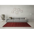 thumbnail image 3 of Ahgly Company Indoor Square Abstract Red Contemporary Area Rugs, 3' Square, 3 of 4