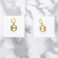 thumbnail image 3 of Arete para Mujer con Cristal Swarovski  en Forma de Cuadrado – Bañado en Oro 14k– Arete Elegante y Brillante, Aretes de Mujer de Moda– Joyería para Mujer de Moda– Regalo especial Ortiz Espinosa Temporada, 3 of 3