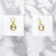 thumbnail image 3 of Arete para Mujer con Cristal Swarovski  en Forma de Cuadrado – Bañado en Oro 14k– Arete Elegante y Brillante, Aretes de Mujer de Moda– Joyería para Mujer de Moda– Regalo especial Ortiz Espinosa Temporada, 3 of 3