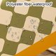 thumbnail image 4 of Mantel rectangular a cuadros, resistente a las manchas, a prueba de derrames y lavable, para picnic, cocina y cena festiva al aire libre, 4 of 6