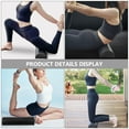 thumbnail image 4 of BESTYASH Portable Yoga Massage Roller Yoga Balance Roller Black 1 Pair, 4 of 7
