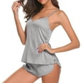 thumbnail image 3 of Womens Sweetness Cami Set Camisole Underwear Nightwear Underwear Pajamas Lounge Sets, 3 of 9