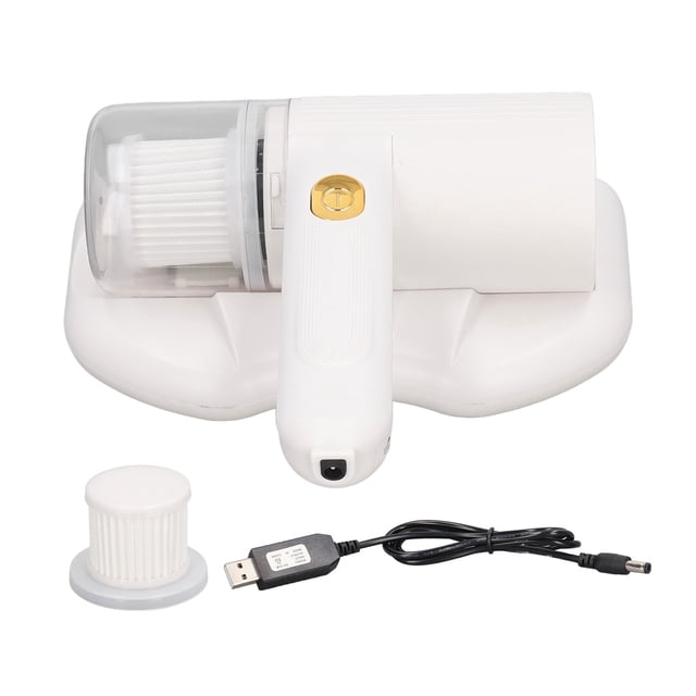 Removedor de ácaros eléctrico, aspiradora de colchón, máquina de eliminación de ácaros de mano púrpura, eliminación de ácaros inalámbrica, vacío, funcionamiento suave Jadeshay A