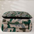 thumbnail image 5 of Manfei Retro Airplane Camo Twin Comforter Sets, Old Fashion Plane Vehicle Bedding Set, Woodland Green, Black Reversible, 2-Piece, 1 Comforter and 1 Pillowcase, 5 of 7