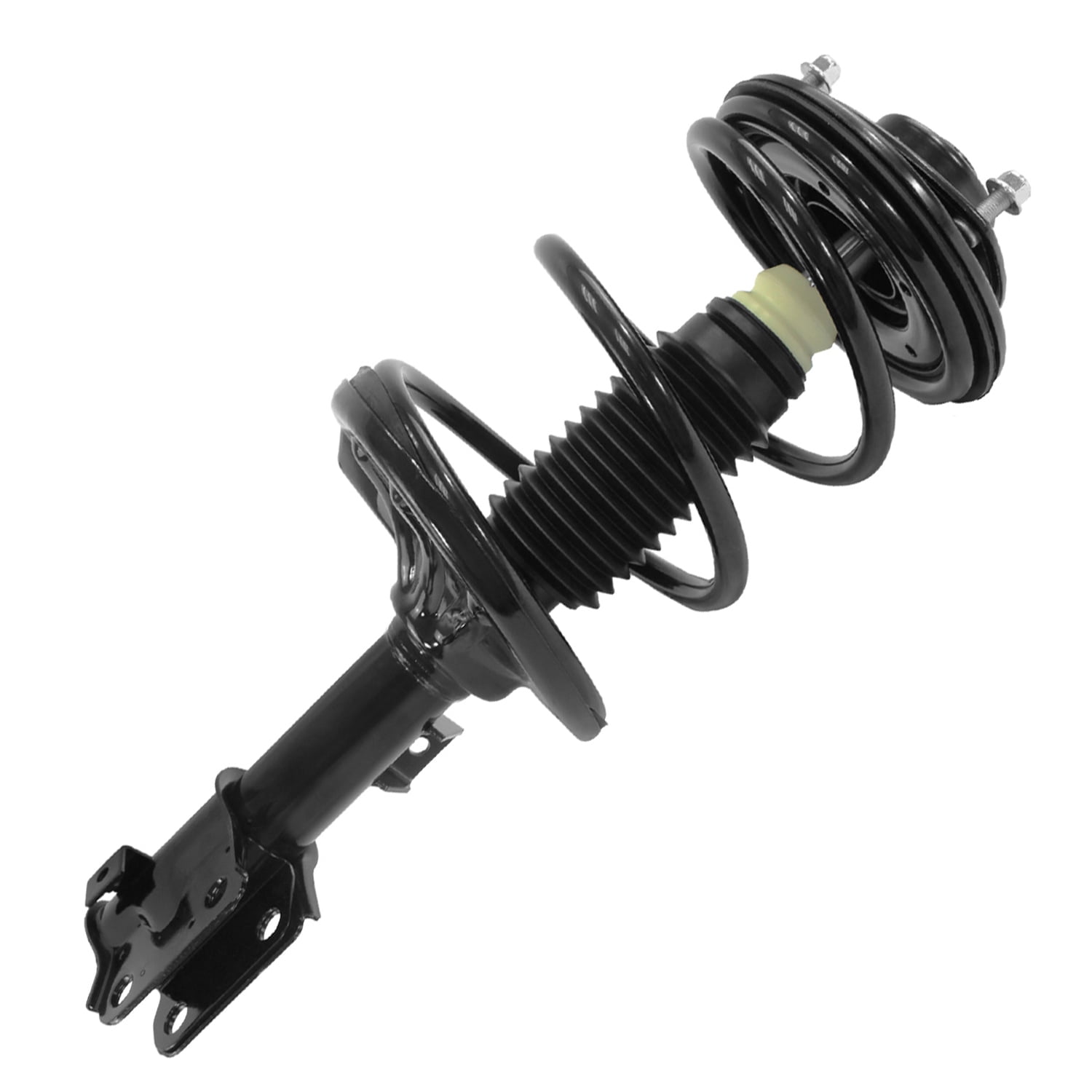 Detroit Axle - 2 Front Struts with Coil Spring for 2006-2012 Mitsubishi Eclipse, 2007 2008 2009 2010 2011 Quick Complete Struts Replacement Suspension Quick Install Ready Struts Shocks Assembly