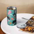 thumbnail image 3 of 20oz Coffee Tumblers Border Collie Dog and Flower Florals Stainless Steel Vacuum Insulated Travel Tumbler Coffee Cups Mug with Lid and Straw with Cleaning Brush for Cold & Hot Drinks, 3 of 5