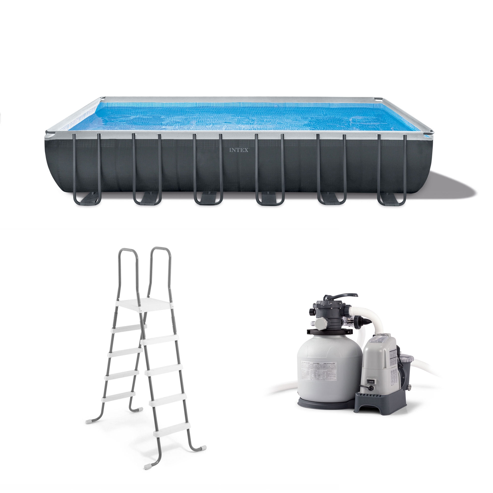 Intex 24' x 12' x 52" Ultra XTR Rectangular Frame Swimming Pool Set