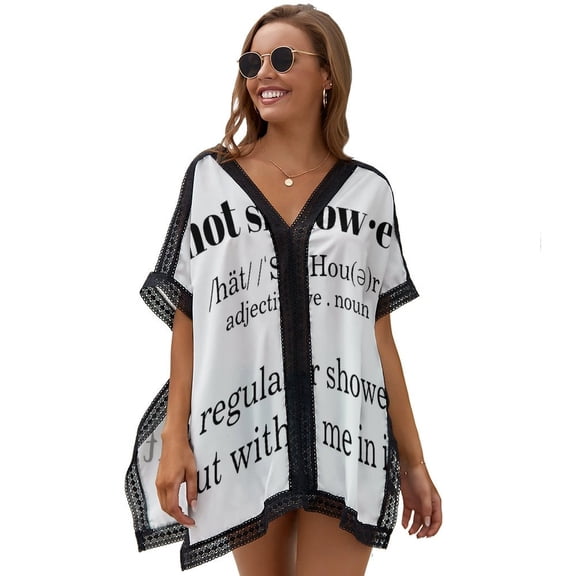 Hot Shower Funny Definition Women's Swimsuit Coverup Summer Beach Cover Up Bathing Suit Dress