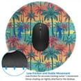 thumbnail image 4 of Disketp Hawaii Palms Small Mouse Pad 7.9x7.9 Inches,Washable Round Mousepad for Office Laptop Computer,Non-Slip Rubber Base Mouse Pads for Wireless Mouse, 4 of 8