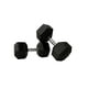 thumbnail image 1 of Par de Mancuernas Hexagonales UNIFITNESS Negro de 25 kg, 1 of 4