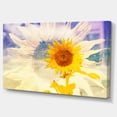 thumbnail image 2 of Double Exposure Yellow Sunflowers - Floral Canvas Art Print, 2 of 4