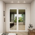 thumbnail image 2 of 60" x 80" Mirrored Closet Sliding Doors with Hardware Kit, 2 of 6