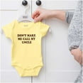thumbnail image 5 of Dont Make Me Call My Uncle Romper Boys or Girls Infant Baby Brisco Brands 18M, 5 of 6