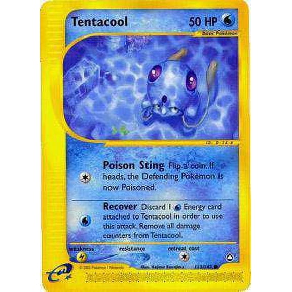 Pokemon Aquapolis Common Tentacool #113