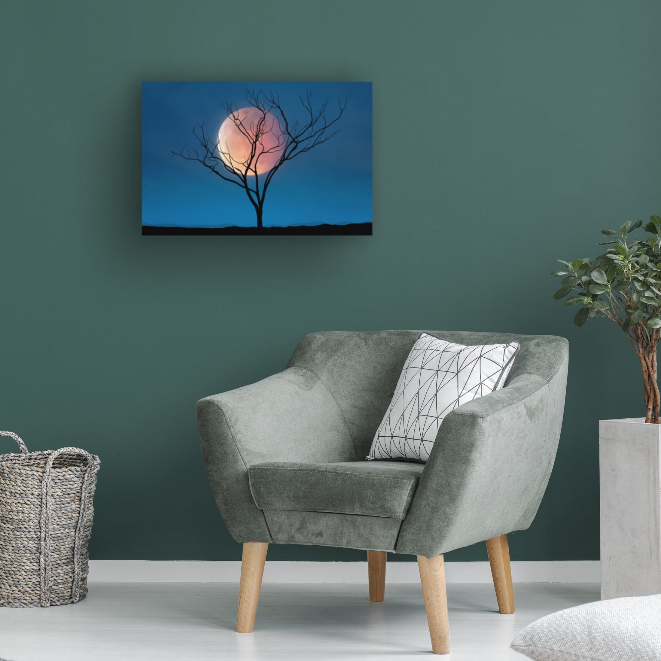Canvas Wall Art - Lee Sie 'Celestial Affair II' Wall Art for Living Room, Bedroom, or Office Décor by Trademark Fine Art - 19 x 12 Inches