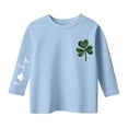 thumbnail image 3 of lnmuld Girls' St. Patrick's Day Print Sleeve Tee Holiday Festive Party Wear Size:10-11 Years, 3 of 4