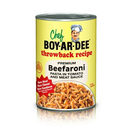Chef Boyardee Throwback Recipe Beefaroni Pasta in Tomato and Meat Sauce 15