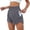 BN14_Dark Gray, variant on Women's Athletic Workout Short Quick Dry High Waisted Elastic Running Shorts with Pockets for Gym Casual Red S