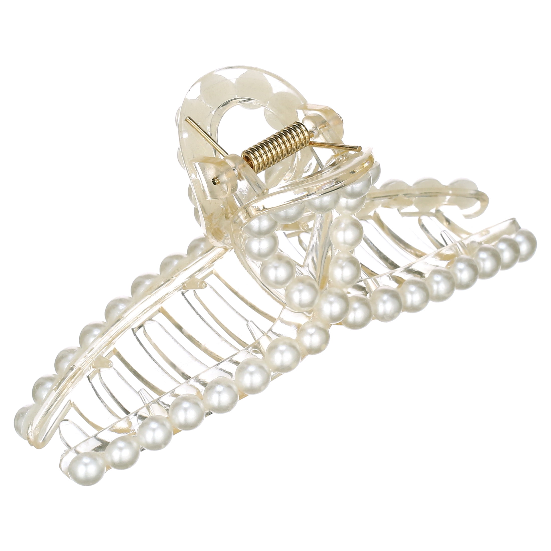 ADELINE - Pearls Rectangle Hair Clip - 2 pc – n o r i k o . Boutique