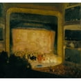 thumbnail image 2 of Ricard Urgell 16x15 Gold Ornate Wood Frame and Double Matted Museum Art Print Titled - Opera (1922), 2 of 4