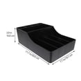 thumbnail image 2 of unbranded Organizador De Sobremesa Para Bolsitas De Té Y En Plástico Negro, 2 of 8