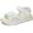 White, variant on Walking Sandals Women,Arch Support Hiking Sandals with Orthotic Outdoor Footbed for Plantar Fasciitis,Water Athletic Platform Sandalias Mujer with 3 Adjustable Strap White Size 8