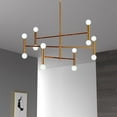 thumbnail image 5 of Open Box Dainolite Ava 12-Light Vintage Bronze Chandelier with No Shades, 5 of 5
