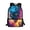 Cool Wolf, variant on Kids Backpack for School Lightweight Psychedelic Trippy Mushroom Travel or Sports Bags with Water Bottle Pockets Preschool Elementary Kindergarten School Bag(17 inch)