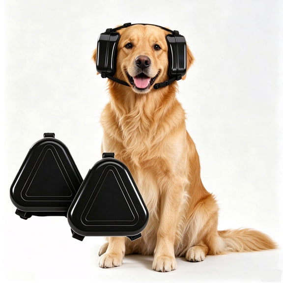 Dog Ear Muffs Noise Protection, Adjustable Noise Cancelling Headphones for Dogs Anxiety Relief, Sound Blocking Ear Covers for Thunder Fireworks Grooming
