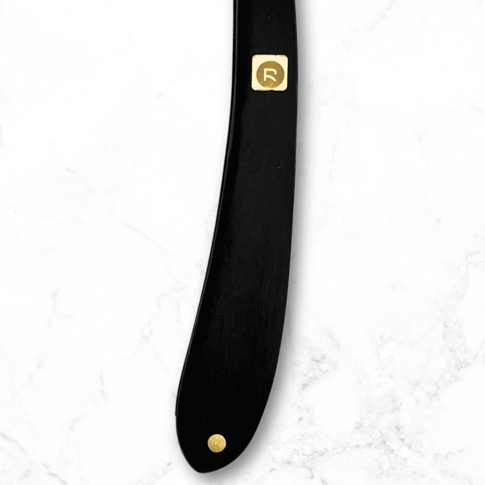 Saki Shears Premium Straight Razor for Men with Long Handle, Black